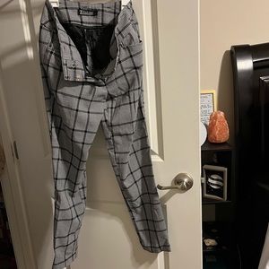 Plaid Work Pants